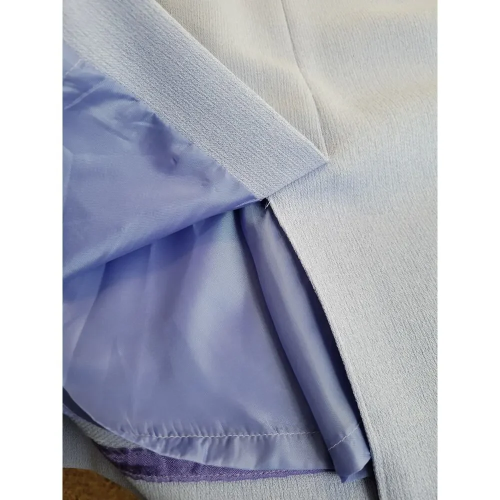 Bleyle Lavender Straight Pencil Formal Casual Pull‎ On Skirt Women's Size 18